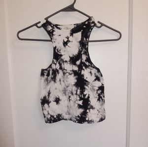 Rue 21 Cropped Paint Splatter Tank Top Jrs M